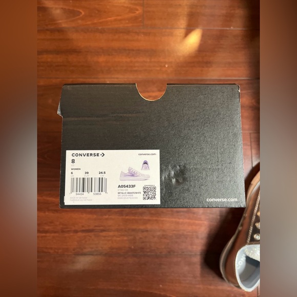 Converse CTAS OX Low Top Womens 8 Metallic Granite Glitter Sneaker Shoe A05433F - Picture 16 of 16